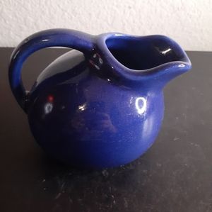 GORGEOUS Blue Hall 5" Ball Mini Pitcher.
